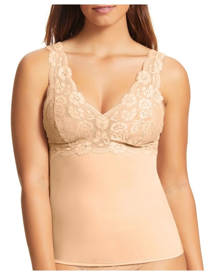 KAYSER Helen Micro & Lace Camisole Natural 1 KAYSER Helen Micro & Lace Camisole Natural