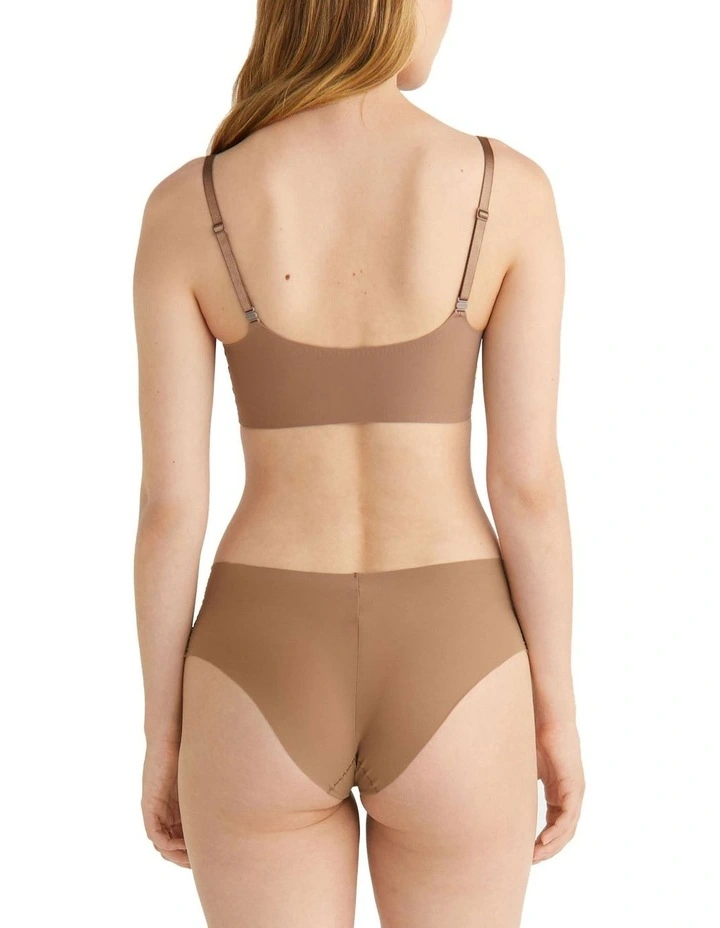 Calvin Klein Brief Program Invisibles Hipster In Brown 2 Calvin Klein Brief Program Invisibles Hipster In Brown - Image 2