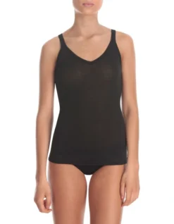 KAYSER Pure Cotton Cami In Black