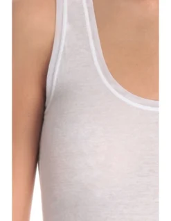 KAYSER Pure Cotton Tank Top In White -SOHO Shop 607700850 364063330 3 720x928