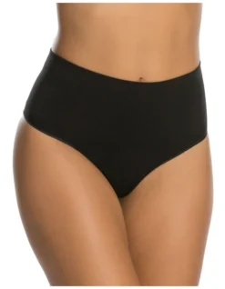 Spanx Everyday Shaping Panties Thong Black