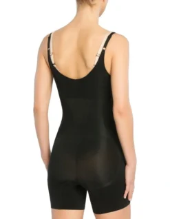 Spanx Oncore Open Bust Mid Thigh Bodysuit Black 5 Spanx Oncore Open Bust Mid Thigh Bodysuit Black -SOHO Shop 645864580 3 720x928