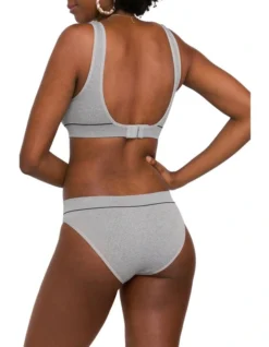 Bonds Originals Retro Rib High Bikini Brief In Grey -SOHO Shop 703272160 703270990 3 720x928