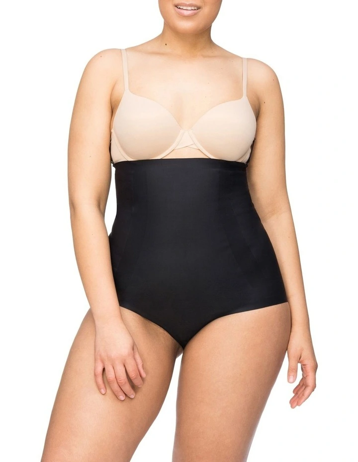 Body Define Waisted Brief Black 1 Body Define Waisted Brief Black