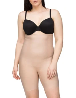 Body Define High Waisted Shaper Short Warm Taupe