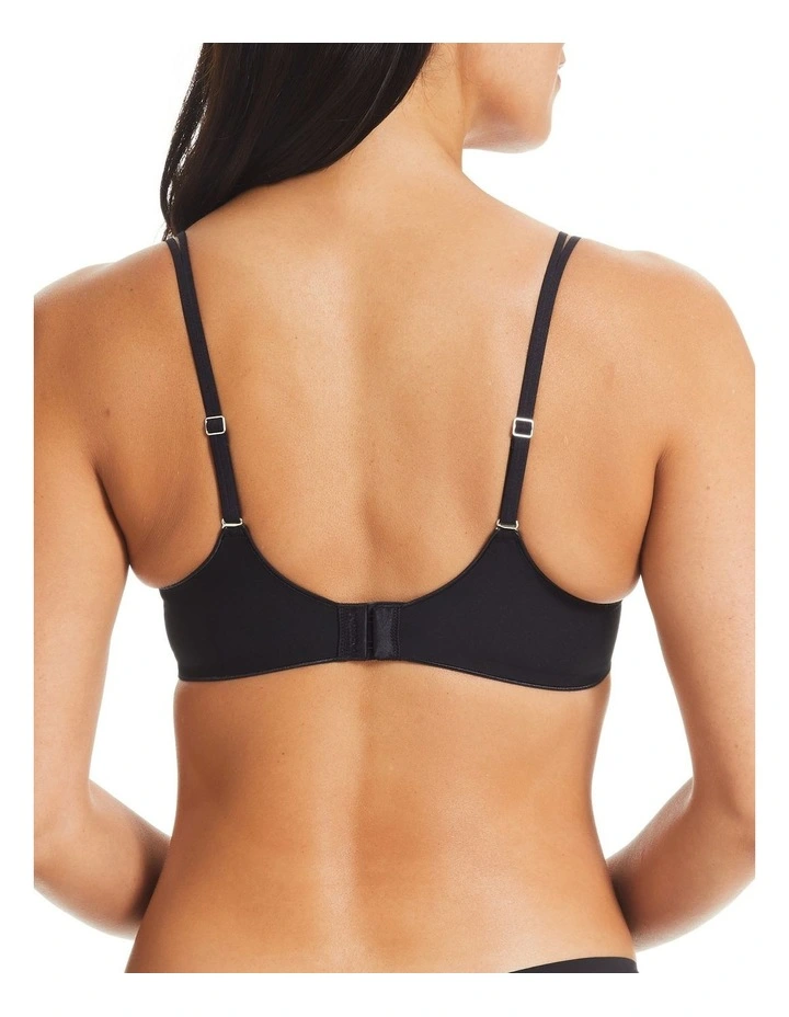 Dual Contour Bra In Jet Black 3 Dual Contour Bra In Jet Black - Image 3