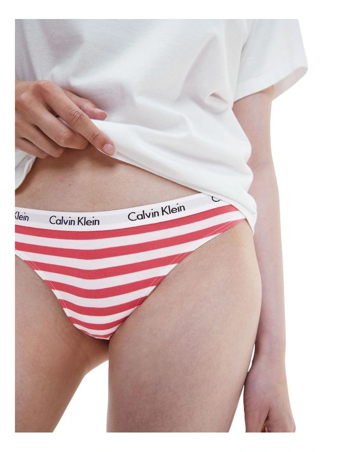 Calvin Klein Carousel Thong Brief In Red 3 Calvin Klein Carousel Thong Brief In Red - Image 3