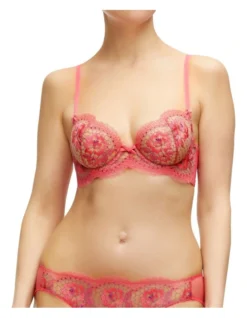 Evelina Underwire Bra Blood Orange