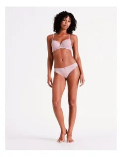 Chloe & Lola Harlow Lace Bikini Brief Dusty Pink