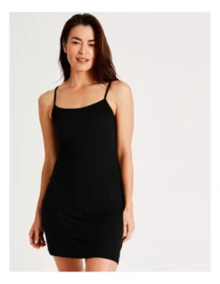 SOHO Slip Dress In Black