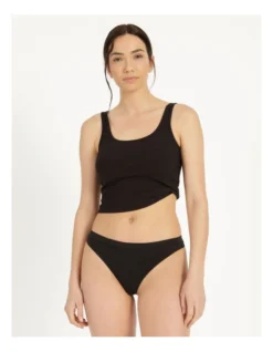 SOHO Organic Cotton G-String In Black