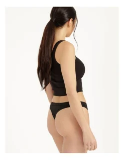 SOHO Organic Cotton G-String In Black -SOHO Shop 810171010 810170110 4 720x928
