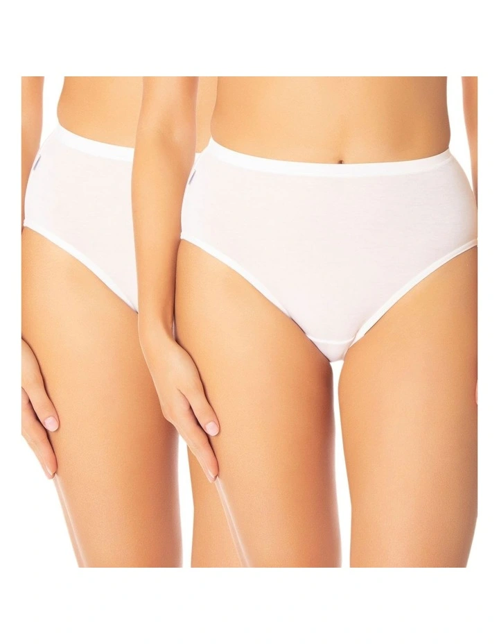 Sloggi Hikini Brief White 2 Pack 1 Sloggi Hikini Brief White 2 Pack