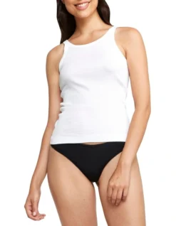 Bonds Organics Chesty Singlet In White