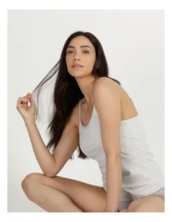 SOHO Organic Cotton Cami In Grey Marle -SOHO Shop 831678400 831677320 6 720x928