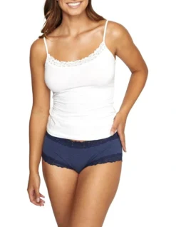 Jockey Parisienne Cotton Boyleg Brief Blue