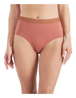 Berlei Understate Lace Full Brief In Rouge