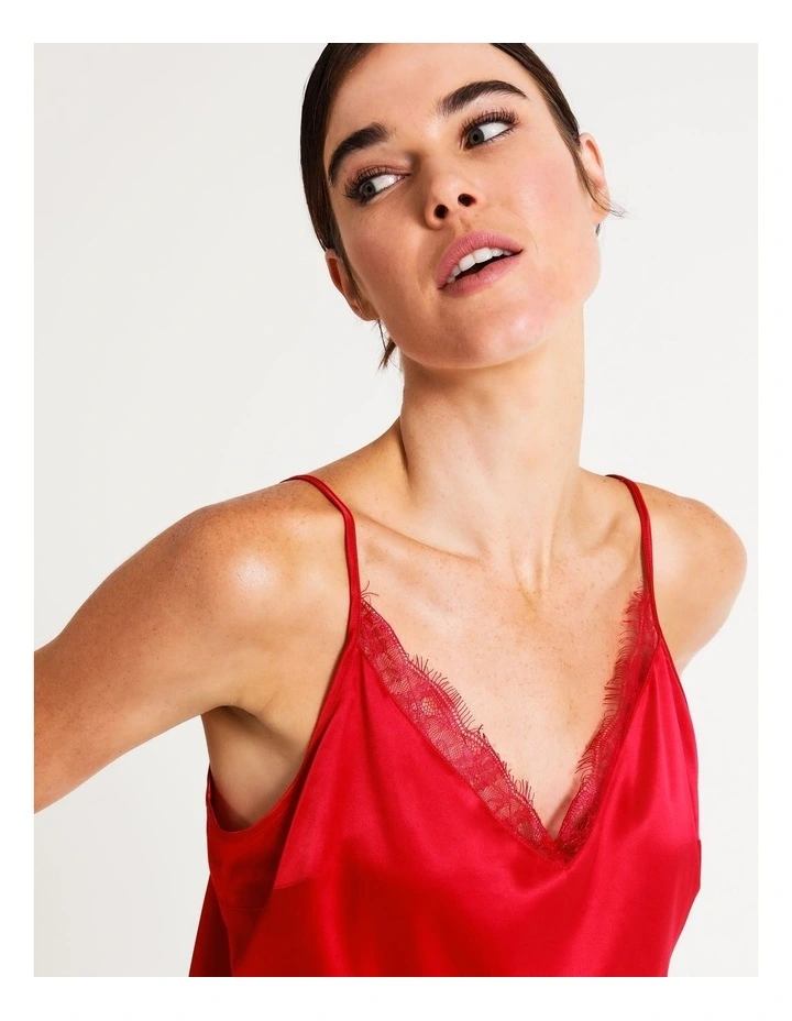 Chloe & Lola Ally Camisole Red 4 Chloe & Lola Ally Camisole Red - Image 4