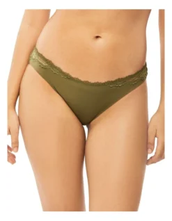 Calvin Klein Seductive Comfort Lotus Floral Bikini In Khaki 5 Calvin Klein Seductive Comfort Lotus Floral Bikini In Khaki -SOHO Shop 851671900 945786250 3 720x928
