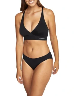 Jockey Next Generation No Panty Line Basics Bikini Brief Black