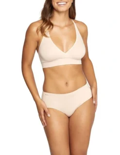 Jockey No Panty Line Promise Next Generation Microfibre Boyleg Brief Beige