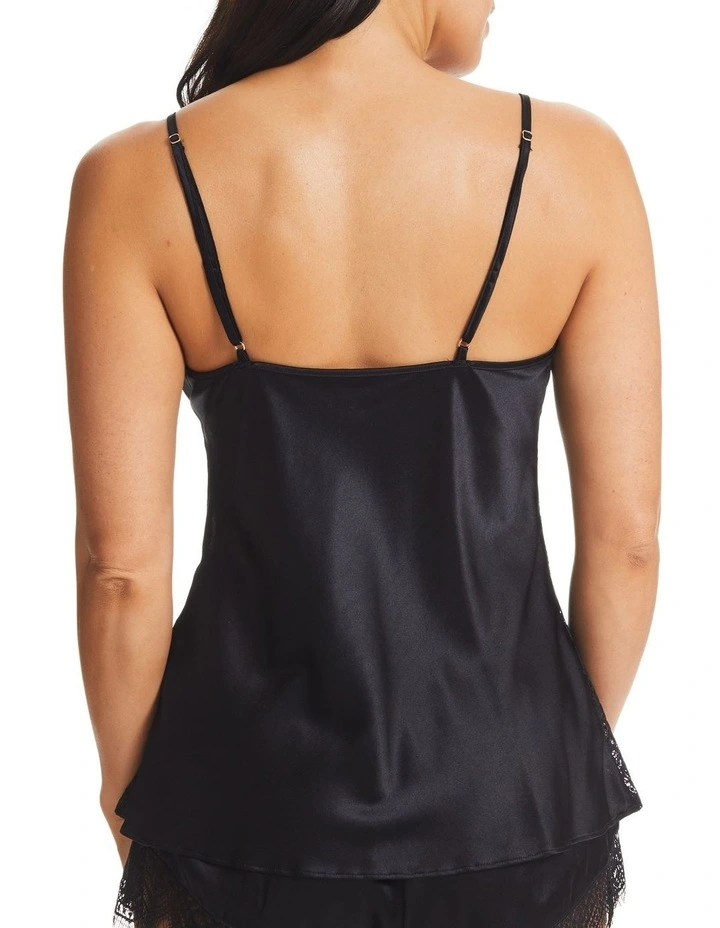 Captivate Silk Camisole In Jet Black 2 Captivate Silk Camisole In Jet Black - Image 2