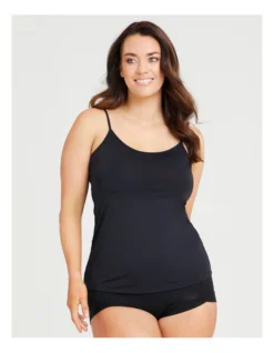 Reversible Strappy Micro Cami In Black