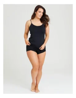 Reversible Strappy Micro Cami In Black -SOHO Shop 879315490 4 720x928