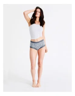 SOHO Smooth With Lace Full Brief In Blue -SOHO Shop 883217440 928648810 3 2 720x928