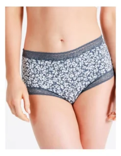 SOHO Smooth With Lace Full Brief In Blue -SOHO Shop 883217440 928648810 4 1 720x928