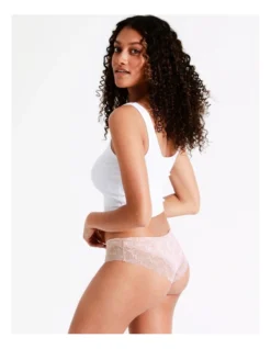 Soho Smooth With Lace Brazilian In Pink