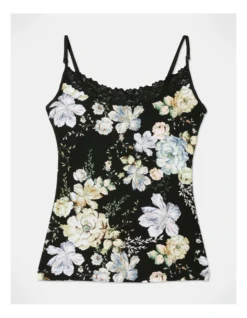 Jockey Parisienne Classic Cami In Black Multi