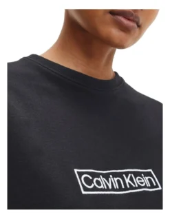 Calvin Klein Reimagined Heritage Long Sleeve Sweatshirt Black -SOHO Shop 885281860 4 720x928