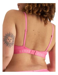 Bonds Originals Triangle Cut Out Crop Bra In Pink Kiss -SOHO Shop 886411270 935584030 3 720x928