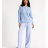Chloe & Lola Chenille Knit Pullover Jumper Blue