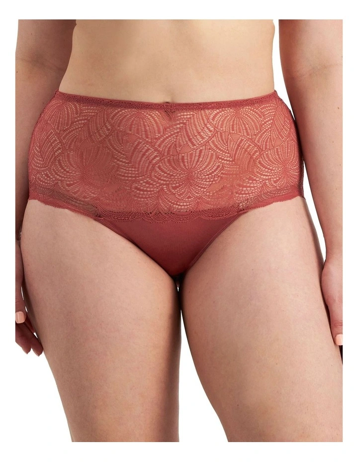 Berlei Lift & Shape Full Brief In Copper Rouge 3 Berlei Lift & Shape Full Brief In Copper Rouge - Image 3