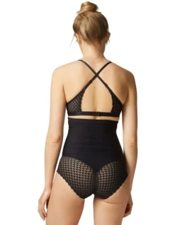 Simone Perele Subtile High Waisted Shapewear Brief Black -SOHO Shop 897364990 897356440 4 720x928