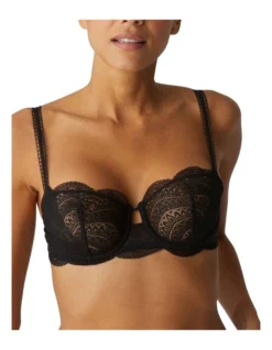 Simone Perele Karma Half Cup Bra In Black