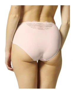 Simone Perele Reve High Waisted Culotte Brief Dusty Pink -SOHO Shop 897887800 897858820 4 720x928