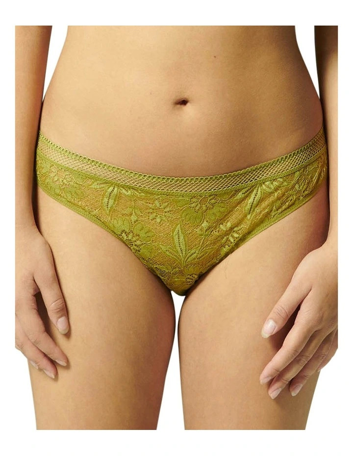 Simone Perele Vertige Bikini Brief Green 2 Simone Perele Vertige Bikini Brief Green - Image 2