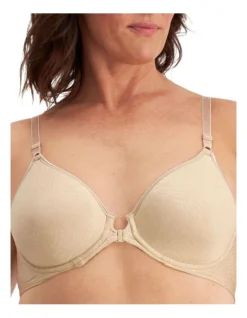 Playtex Comfort Revolution Front Closure Bra Nude