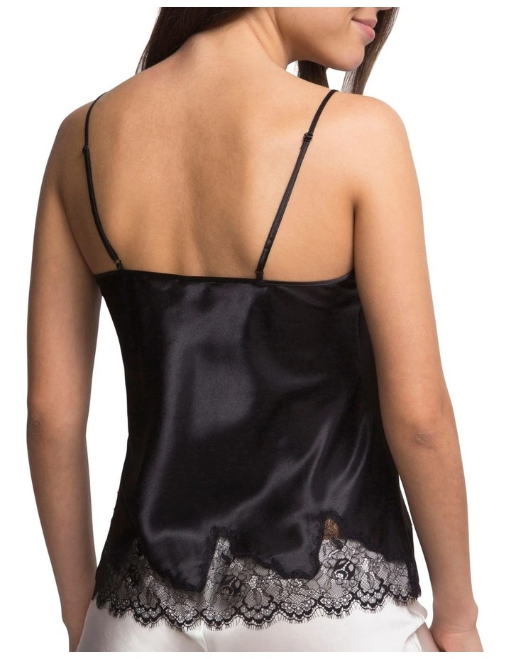 Simone Perele Nocturne Camisole Top In Black 2 Simone Perele Nocturne Camisole Top In Black - Image 2
