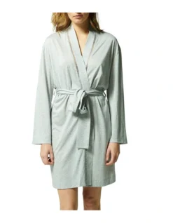 Simone Perele Brume Kimono Robe Mineral Grey
