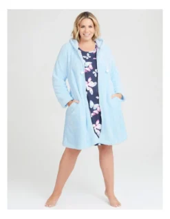 Bamboo Butterfly Nightie In Blue -SOHO Shop 916748920 4 720x928