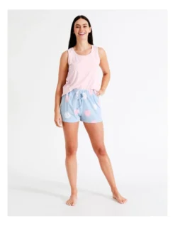 SOHO Organic Cotton Knit Shortie In Blue -SOHO Shop 929448460 929456740 4 720x928