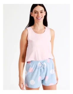 SOHO Organic Cotton Knit Shortie In Blue -SOHO Shop 929448460 929456740 6 720x928