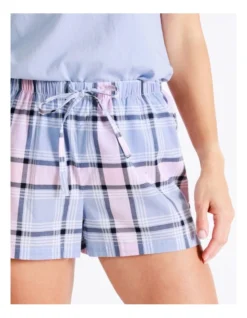 SOHO Organic Cotton Woven Shortie In Blue -SOHO Shop 929448550 929450530 4 720x928