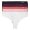 Calvin Klein Invisibles Thongs Brief 5 Pack In Multi