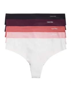 Calvin Klein Invisibles Thongs Brief 5 Pack In Multi