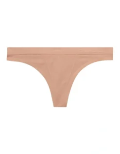 Calvin Klein Bonded Flex Thong Brief In Clay -SOHO Shop 929464300 945787060 5 720x928